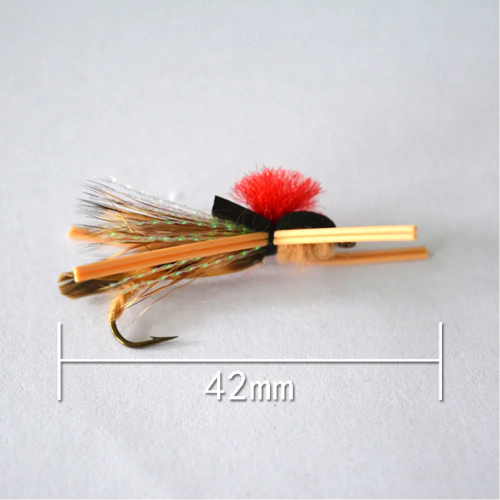 2pcs JR0008 Style Insect Fly Fishing Lure Artificial Fishing Bait