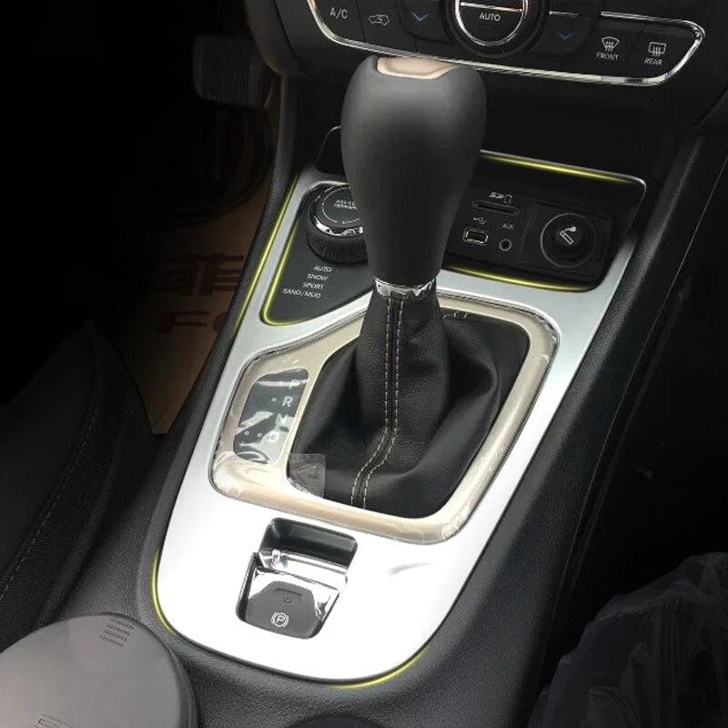 АБС-пластик хром для Jeep Cherokee KL 2014 2015 2016 2017 2018 ручка переключения рулевого