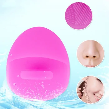 

1 pcs Silicone Beauty Wash Pad Face Exfoliating Blackhead Facial Cleansing Brush Tool Soft Silicone Facial Sponges Puff