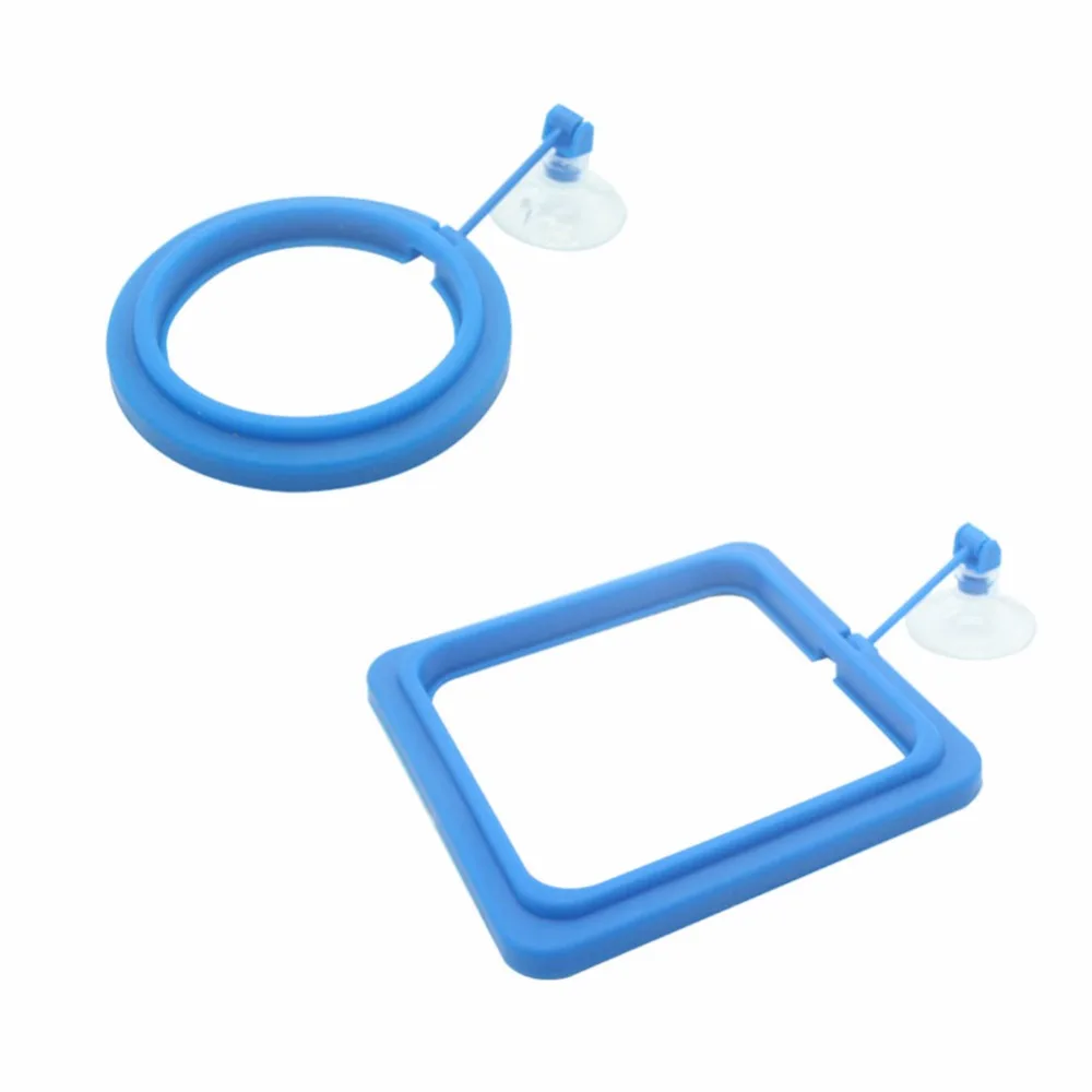 Fish-Feeding-Square-ROUND-Aquarium-Fish-Tank-Ring-Feeder-Station-Floating-Food-Water-Plant-Buoyancy-Circle