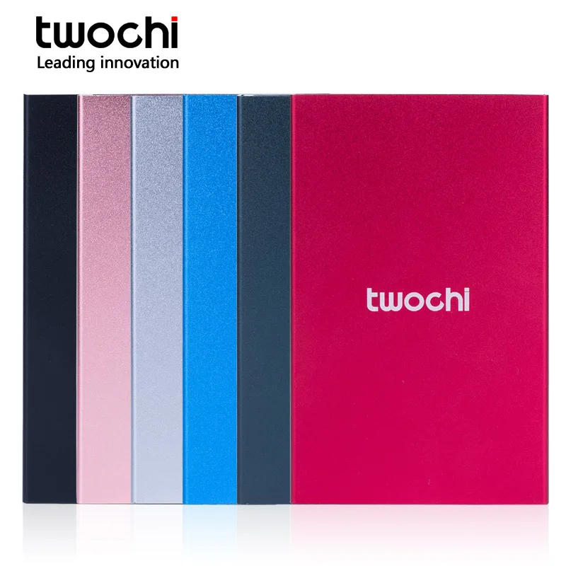 TWOCHI 2.5 HDD 250GB 320GB USB3.0 External Hard Drive Hard Disk hd disco duro externo for Desktop Laptop Metal 6 color
