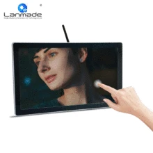 28in Lanmade 4 K емкостный сенсорный видеоплеер управление автомобильной сети цифровой вывеска 4 k квадратный ЖК-дисплей