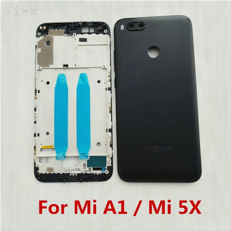 Mi ddle рамка для Xiaomi mi 5X передняя рамка Задняя крышка батареи Корпус для mi A1 mi 5X mi A1