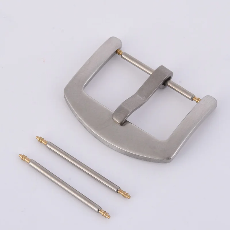 

16-26mm Solid Scrub Stainless Steel Brushed Watch Band Clasp Buckle Watchbands 2018