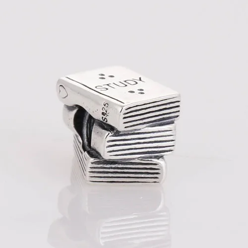 

Fits Brand Charms Bracelet Authentic 925 Silver Charms Original Silver Beads Study Charm Women DIY Jewelry Drop Shipping