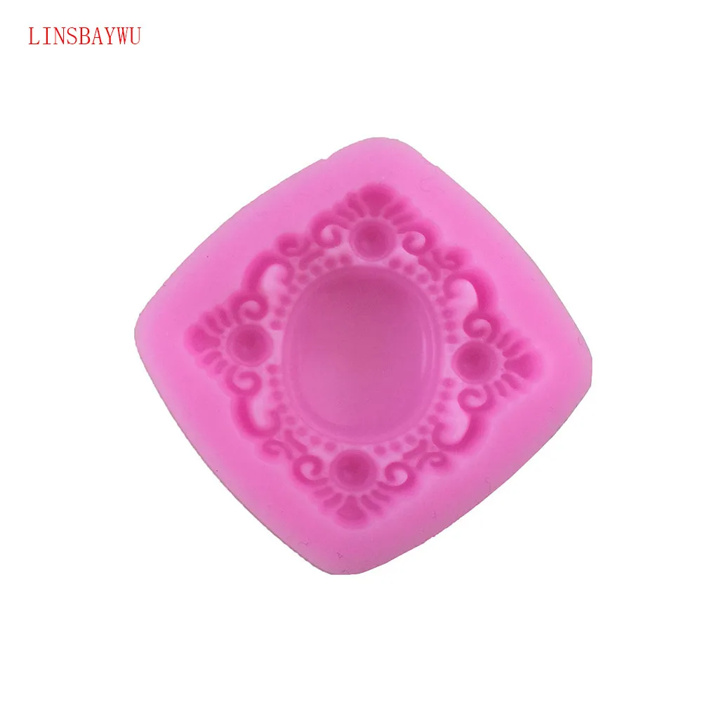 LINSBAYWU 3D Силиконовая форма Винтажная брошь|cookie decorating tools|silicone mold chocolatecake silicone fondant |