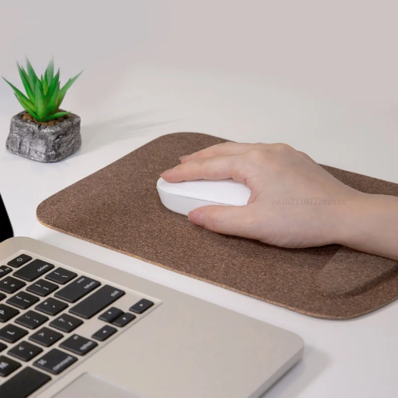 Xiaomi Mijia коврик для мыши из натуральной пробки снимает давление на запястье водонепроницаемый и маслостойкий натуральный материал подходит для офиса