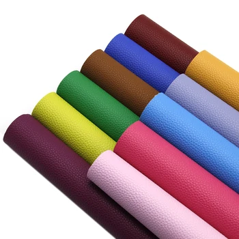 

David accessories 20*34cm Plain Color Litchi Faux Synthetic Leather Fabric Sewing, DIY Craft For HairBow Bag Shoes,1Yc6322