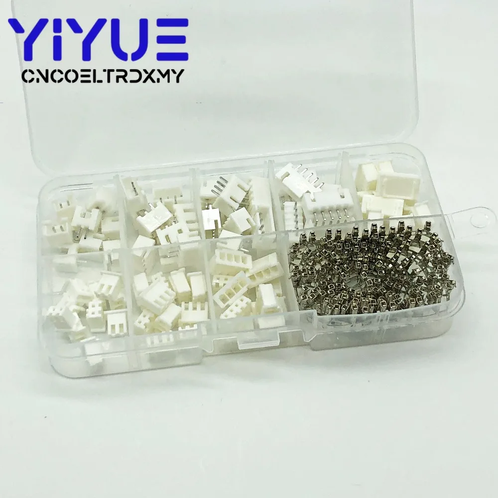 220pcs XH2.54 2p 3p 4p 5pin 2.54mm Pitch Terminal Kit (2)