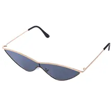 Кошачий глаз солнцезащитные очки женские цельные Винтажные Солнцезащитные очки Ретро женские солнцезащитные очки