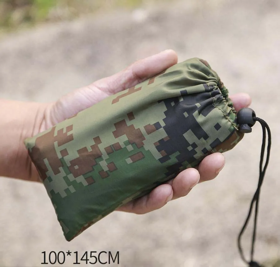 cheap 100*1450CM Mini Waterproof Beach Blanket Outdoor Portable Picnic Mat Camping Ground Mat Mattress Outdoor Camping