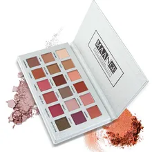 

SexeMara Hot Sale Fashion Pro 18 Color Glitter Matte Easy To Wear Warm Smokey Eye Shadow Palette Eyes Cosmetics Tools