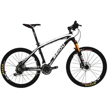 BEIOU углеродного 26 дюймов горный велосипед Hardtail Trail велосипедные 30 Скорость S H I M A N O M610 DEORE MTB 10,8 кг многоцветный BOCB05