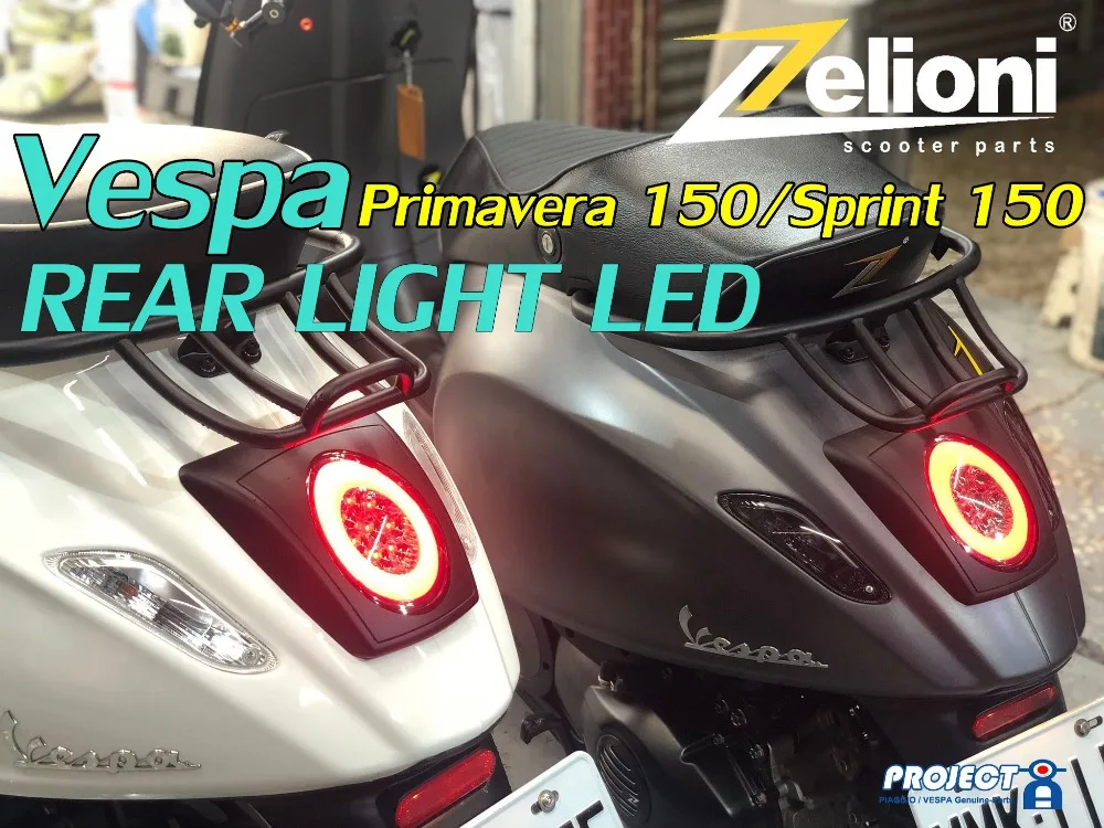 

Rear Light LED Tail Light Assembly For piaggio vespa Primavera 150 Sprint 150