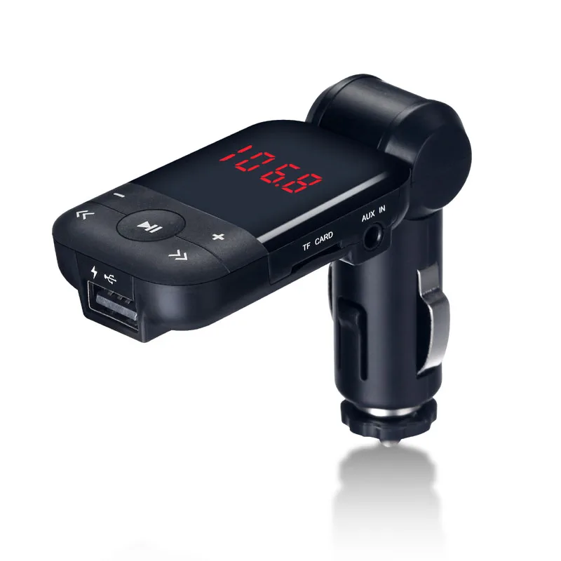 Pаспродажа FM передатчик Bluetooth Handsfree Car Kit Беспроводной A2DP музыка Автомобильный MP3 плеер радио адаптер Поддержка U диск Dual USB Зарядное устройство