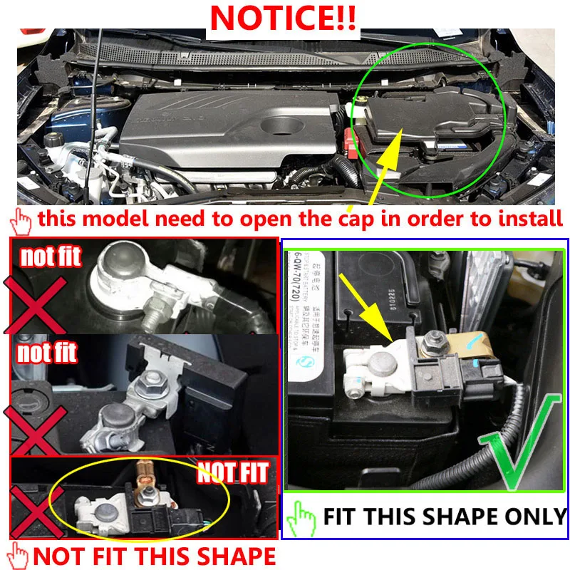 Auto Batterie Anode Negative Elektrode Pole Terminal Protector Abdeckung Fur Nissan Qashqai J11 Rogue Sport 2014 2015 2016 2017 2018 Cover For Cover Coverscovers For Qashqai Aliexpress