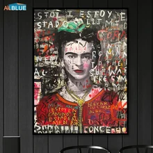 

Portrait Canvas Art Frida Kahlo Wall Art Canvas Painting Nordic Posters And Prints Wall Pictures Women Home Decorative Pictures