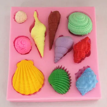

Silicone Ocean Elements Shape Fondant Silicone Sugar Craft Molds DIY Cake Decorating