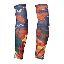 Feitong/быстросохнущая Солнцезащитная митенки временные рукава для боди-арта чулки скольжения быстросохнущая Защита от ультрафиолетовых лучей Аксессуары# y46