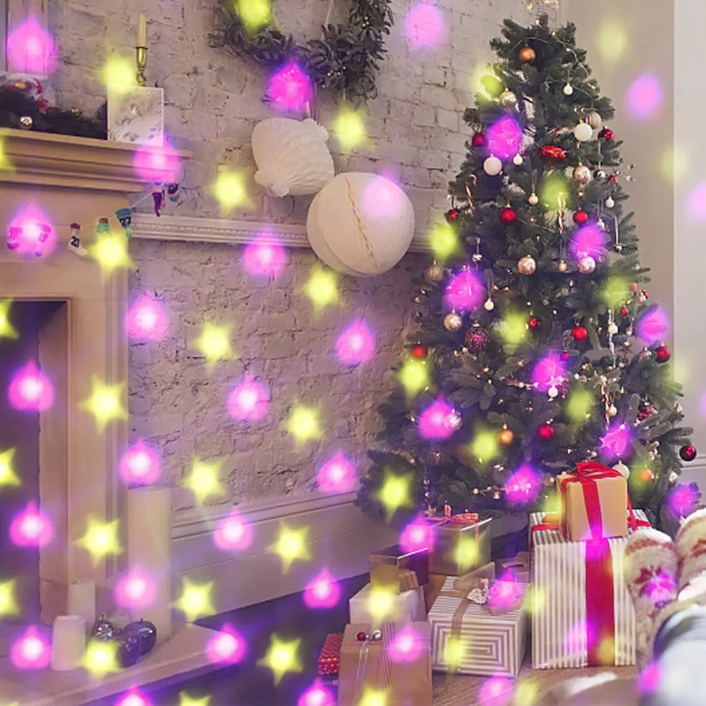 2024 Christmas Snowflake Projector Lights, Snowfall LED