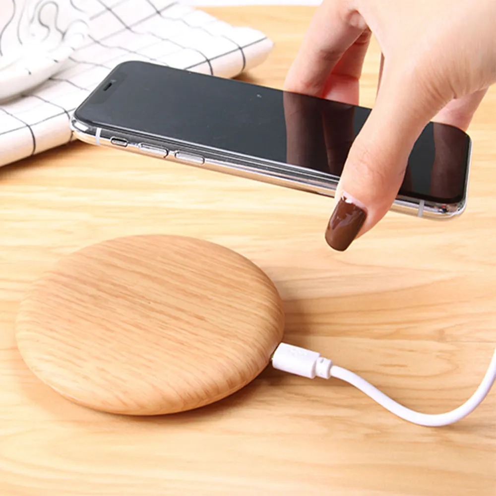 

Quick Wireless Charger 15W Wood Charging Mat For iPhone 7 8 X XS X XR XS Max Smart Phone Wireless Charging Pad For Samsung S7