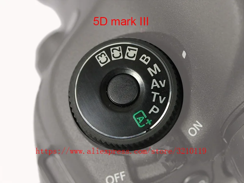 NEW Runner Top Cover Function Dial Model Button Label For Canon EOS 5D mark III 5D3 6D 70D Digital Camera Repair Part