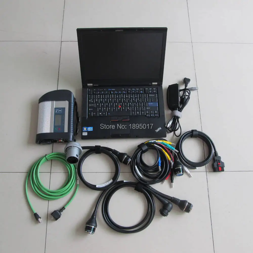 MB Star Diagnosis SD compact 4 с wifi mb sd C4 ноутбук T410 (i5, 4g) Плюс программное обеспечение 2019,9 в готов к работе