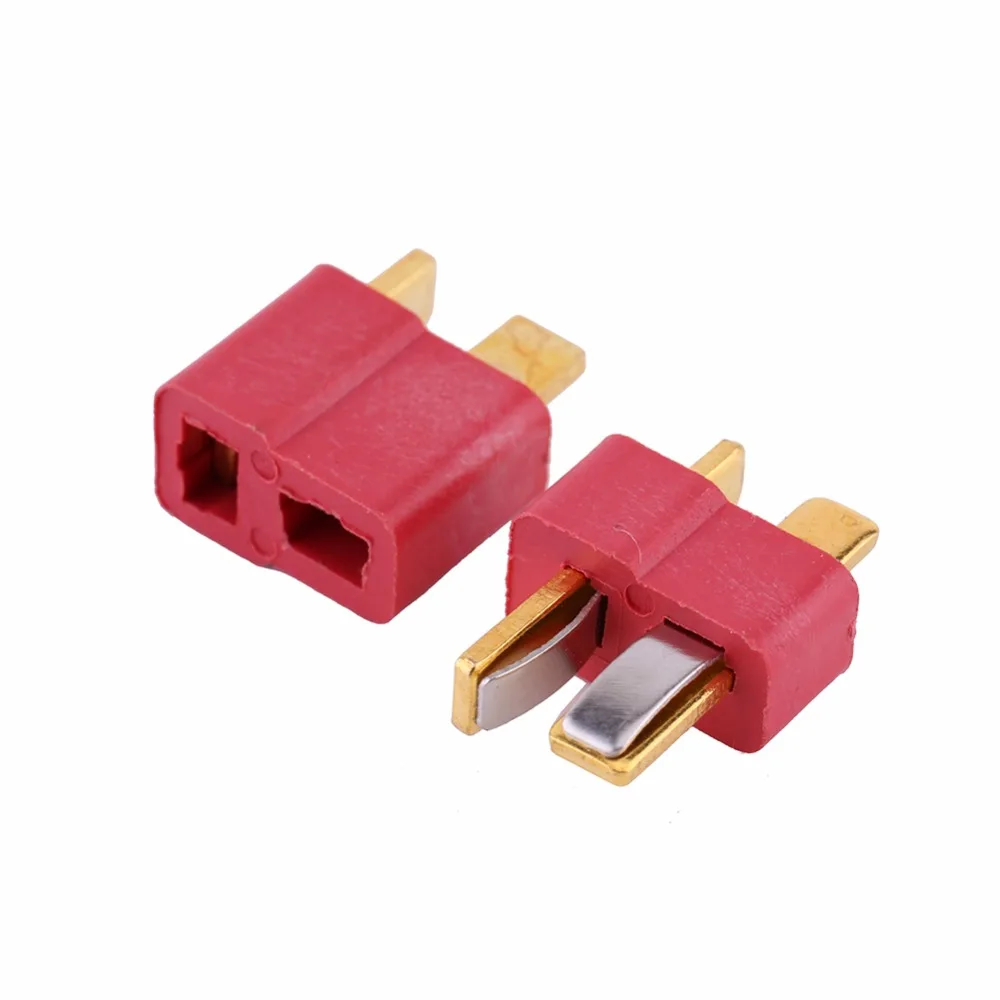 10pcs T Plug Male & Female Connectors Deans Style For RC ESC LiPo