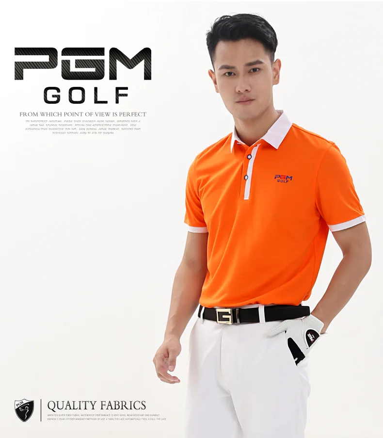 2017 Summer PGM Brand High Quality Outdoor Short Sleeve Polo Golf Shirt Men Quick Dry T shirts