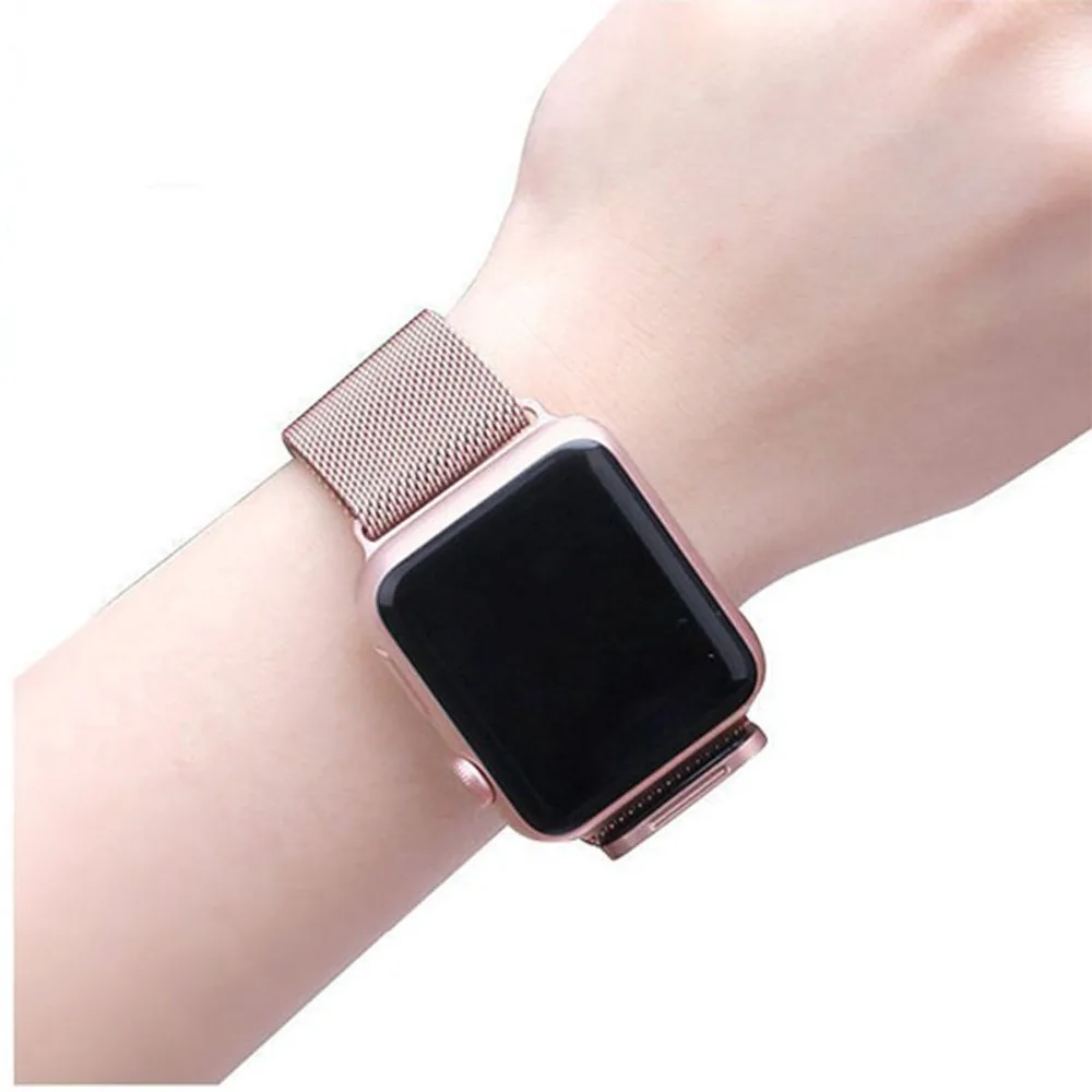 Milanese loop strap for apple watch band 42mm/44mm iwatch 4/3 band 38mm/40mm Stainless Steel Bracelet watchband Accessories Milanese loop strap for apple watch band 42mm/44mm iwatch 4/3 band 38mm/40mm Stainless Steel Bracelet watchband Accessories