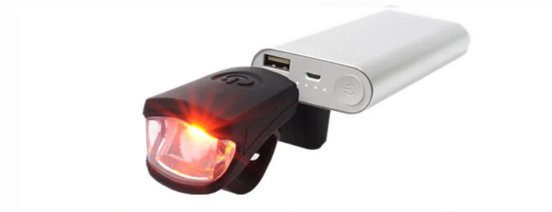 Flash Deal Basecamp 3W LED USB Charging MTB Bike Light Silica gel Waterproof Bicycle Front Light Bike Lamp 4 Color Bicycle Accessories 1