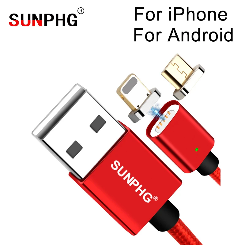 SUNPHG 2m Charging Cable For iPhone Wire Nylon Micro