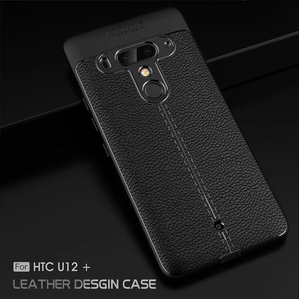 BYHeYang для HTC U12 Plus чехол + 6 0 &quotРоскошный Личи мягкий силиконовый кожаный U 12 телефон