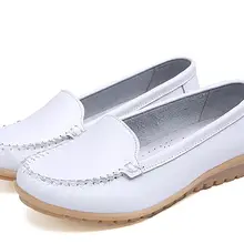 Onke/ весенние женские туфли на плоской подошве; прогулочная обувь; женская обувь из натуральной кожи; женские лоферы с вырезом; Балетки без застежки на плоской подошве; балетки на плоской подошве