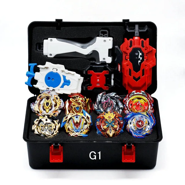 Горячая Распродажа Beyblade Burst Box спортивный стартер Zeno Excalibur B-122 B121 B120 B117 с пусковым устройством и розничной коробкой подарки для детей - Цвет: G1