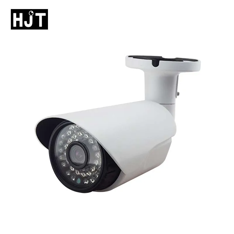 HJT Аудио 48 VPOE HD 960 P 1.3MP IP Камера белый пуля из металла 36 шт. светодиоды Ночное видение Водонепроницаемый безопасности сети P2P удаленного