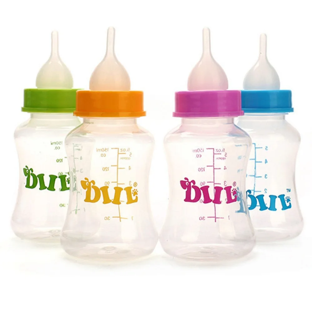 

Pet Cat Dog Milk Bottle Pet Puppy Kitten Baby Animal Feeding Bottle Nursing Set interactive dog pet products
