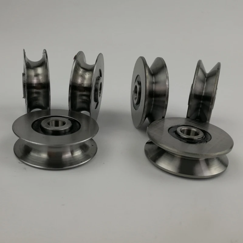 FINE MEN WYX-QILUN 2pcs 6300RS Non-Standard Bearing with Groove U Type V-Groove Wire Rope Cross-line Guide Wheel Rolling Wheel 105013 FINE MEN WYX-QILUN 2pcs 6300RS Non-Standard Bearing with Groove U Type V-Groove Wire Rope Cross-line Guide Wheel Rolling Wheel 105013