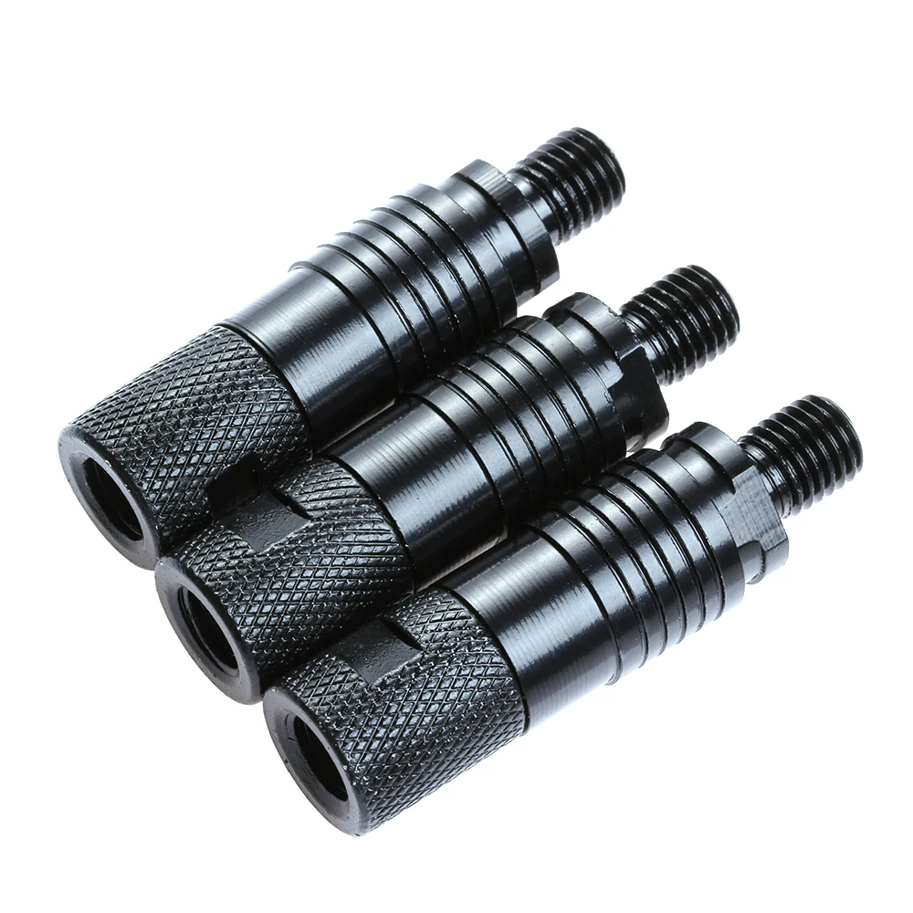 

1Pcs Aluminum Alloy Black Bite Alarm Connector Fishing Rod Connector Quick Release Head Connect Fishing Accessories