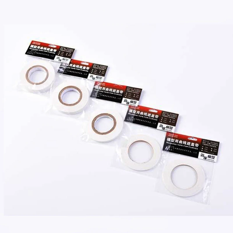 Model ing Tape for Curves Model Spray Model Toys Curve ing Tape 2mm - 10mm Long 16m Model Hobby Painting Tools Accessory