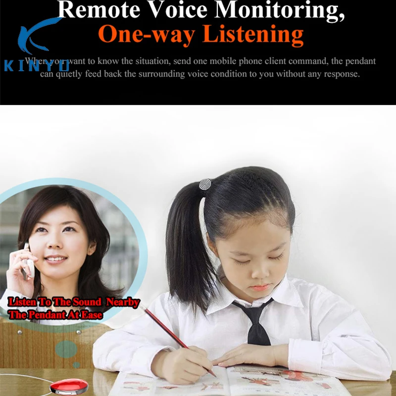 

Remote voice monitoring strange call reject smart finder with GPS SOS safer design for anti-loss kids children guard with care