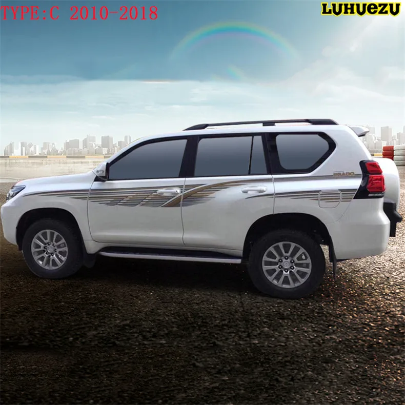 Новый дизайн OEM наклейка на кузов автомобиля для Land Cruiser Prado LC150 2010 2018 аксессуары|car