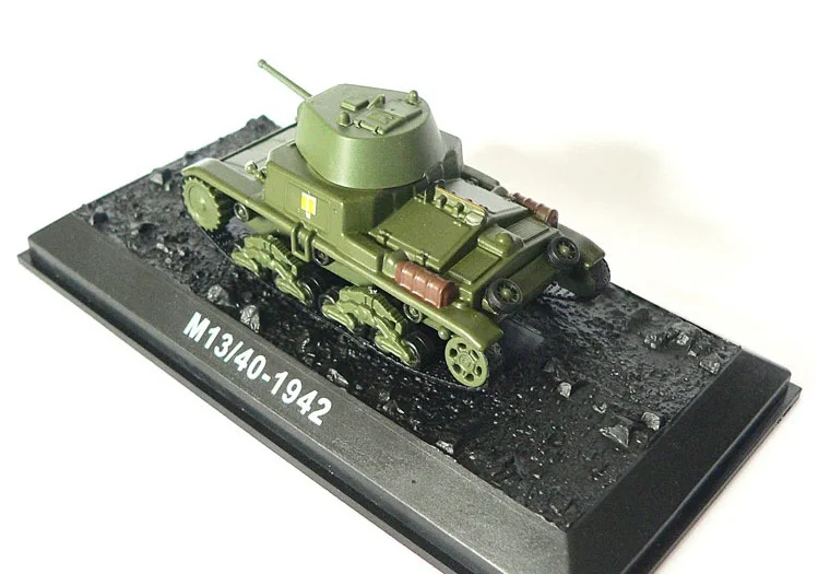 

rare Special Offer 1:72 World War II Italy M13/40 Medium Tank Model Semialloy Collection Model