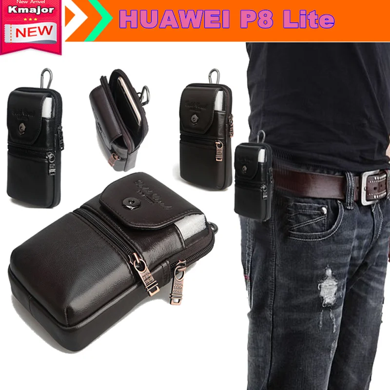 bilder für Echtes Leder Tragen Gürtelclip Tasche Taille Geldbörse Fall Abdeckung für HUAWEI P8 Lite 5,0 "Handytasche Freier Tropfen-verschiffen bilder für Echtes Leder Tragen Gürtelclip Tasche Taille Geldbörse Fall Abdeckung für HUAWEI P8 Lite 5,0 "Handytasche Freier Tropfen-verschiffen