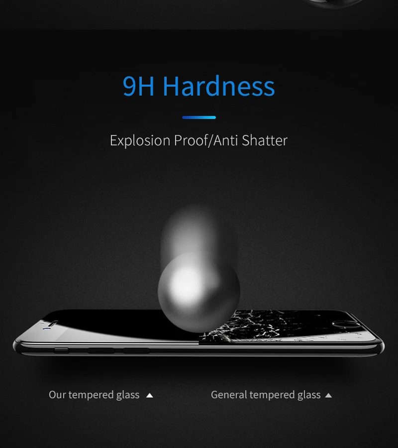 7D 9H закругленные края полное покрытие закаленное стекло для iPhone 7 6 S 6 S 8 Plus X Премиум протектор экрана закаленное защитное покрытие