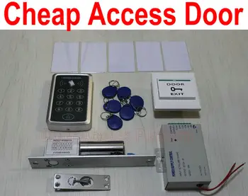 

Pin Code+card ID card keytag standalone reader access control machine +bolt lock+power supply+release button