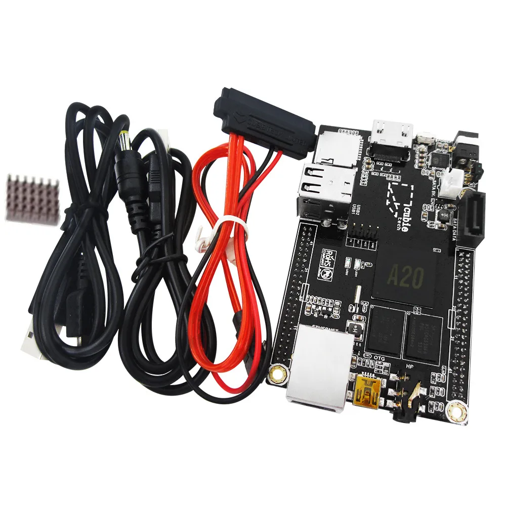 HAILANGNIAO 1pcs PC Cubieboard A20 Dual-core Development Board , Cubieboard2 dual core with 4GB Nand Flash