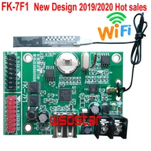 FK-7F1 USB& WI-FI светодиодный контроллер карты 1* HUB75E+ 1* HUB08 768*32 полноцветный P3 P4 P5 P6 P8 P10 светодиодный контроллер карты