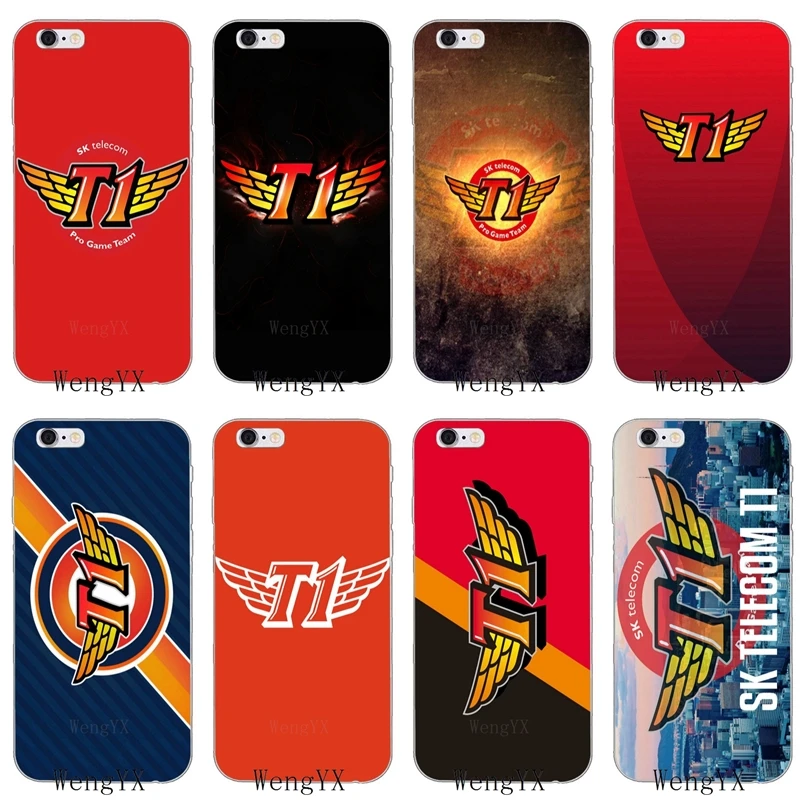 

LOL game SKT T1 logo silicone Soft phone case For Huawei Honor 4c 5c 5x 6x V10 Y5 Y6 Y7 II Mate 8 9 10 P8 P9 P10 Lite plus 2017