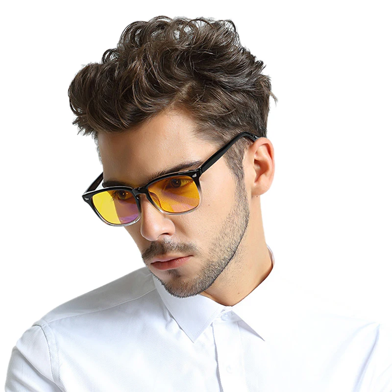 Очки Blue Ray для мужчин, анти-радиационные компьютерные очки, Шикарные очки для офиса, игры, синий свет, очки, УФ защита очки